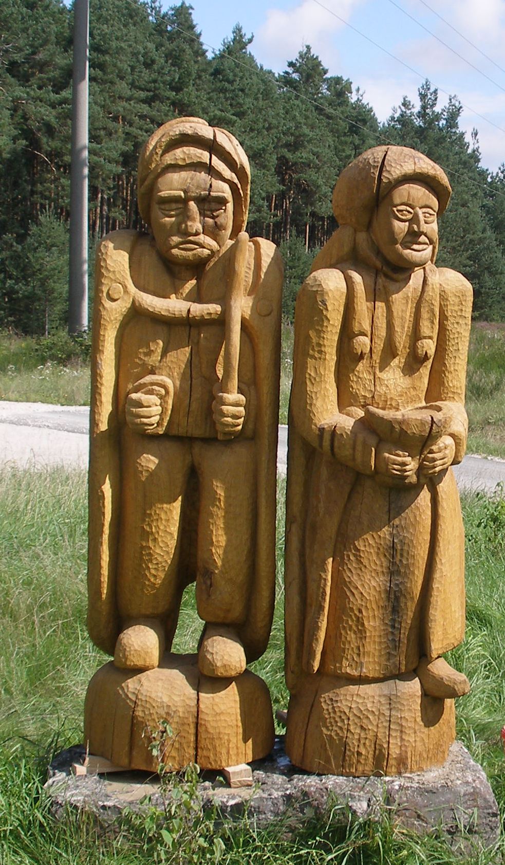Bronzezeitliches Bauernpaar