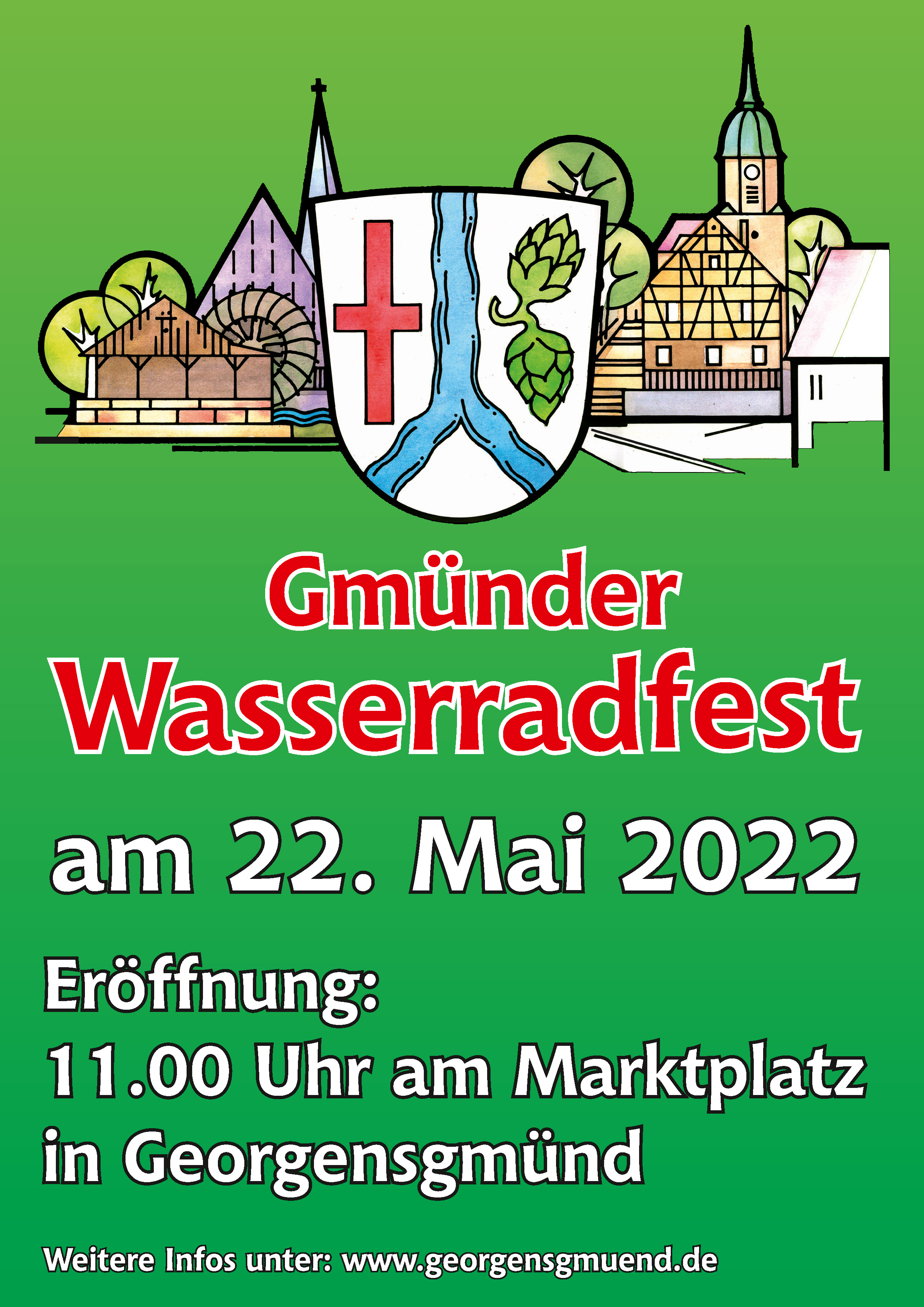 Plakat Wasserradfest 2022