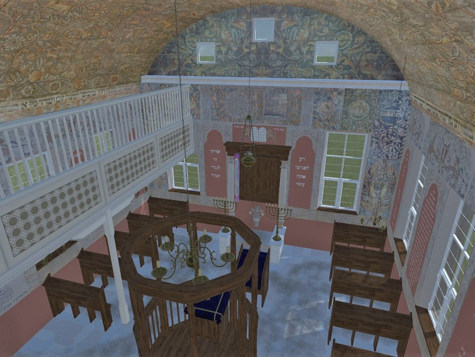 3D-Animation in der Synagoge