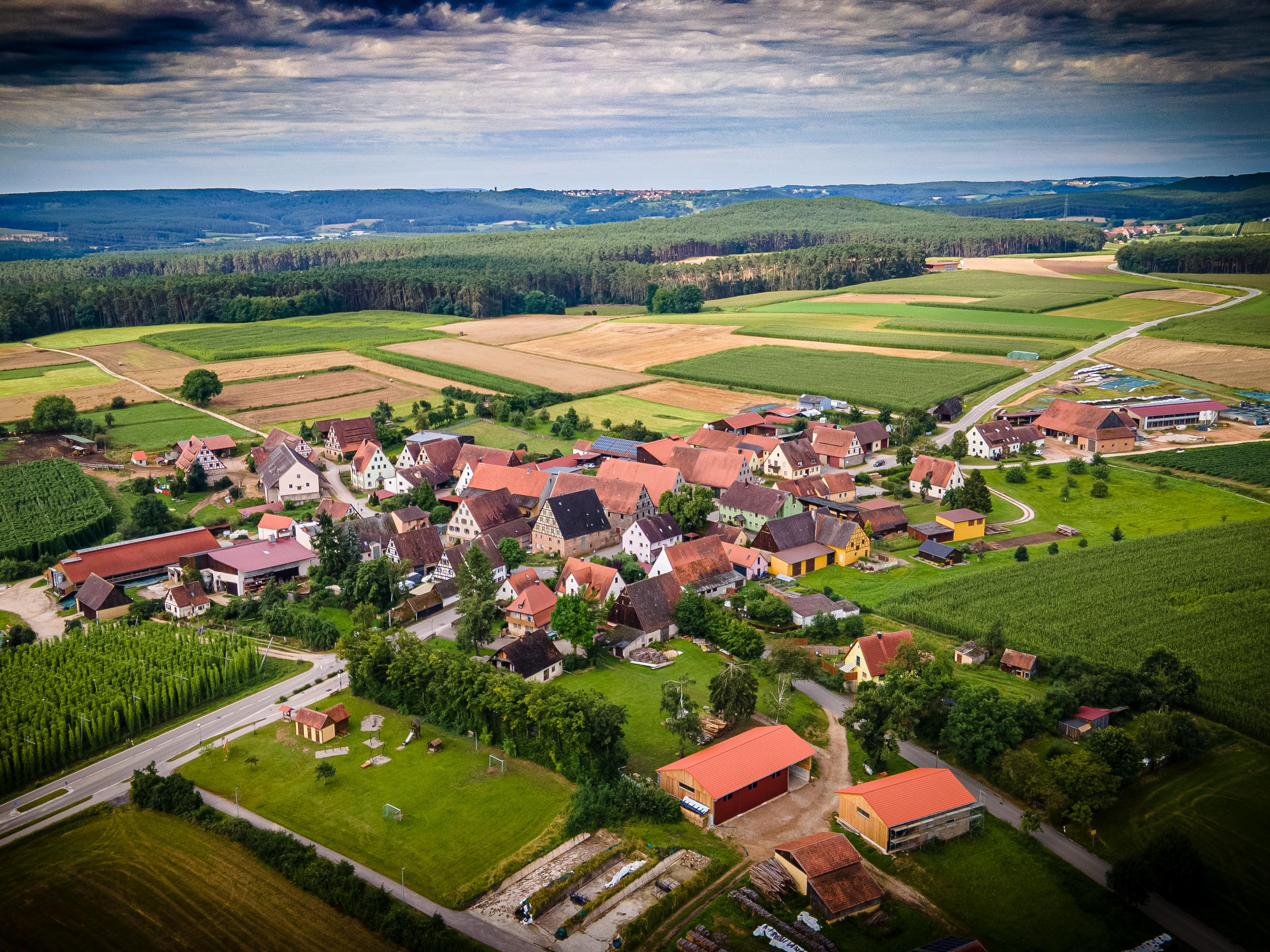 Luftbild Hauslach